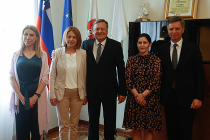 Županja Sofije Jordanka Fandakova obiskala Ljubljano
